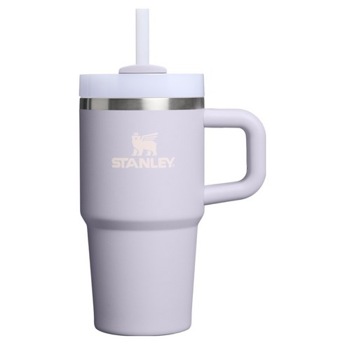 스탠리 퀜처 H20 플로우 스테이트 손잡이 텀블러, 퍼플 더스트, 591ml, 1개