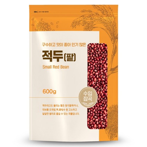 대구농산 구수하고 맛이 좋아 인기가 많은 적두 팥, 1개, 600g