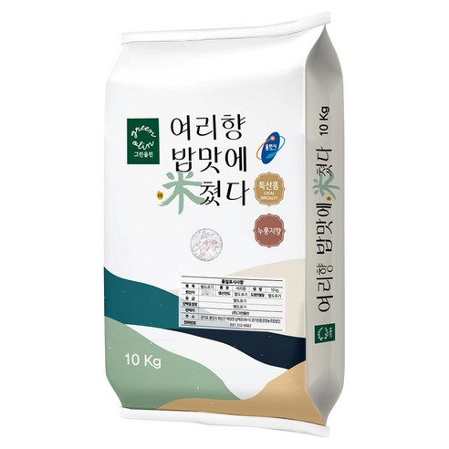그린올린 여리향 백미 쌀, 10kg, 1개, 상등급