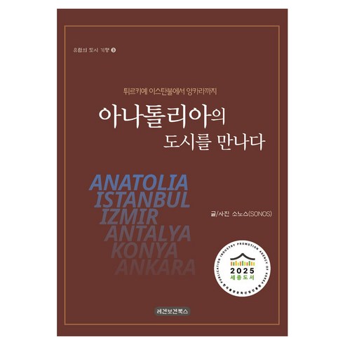아나톨리아의 도시를 만나다:튀르키예 이스탄불에서 앙카라까지, 레겐보겐북스, 소노스(SONOS), 양장