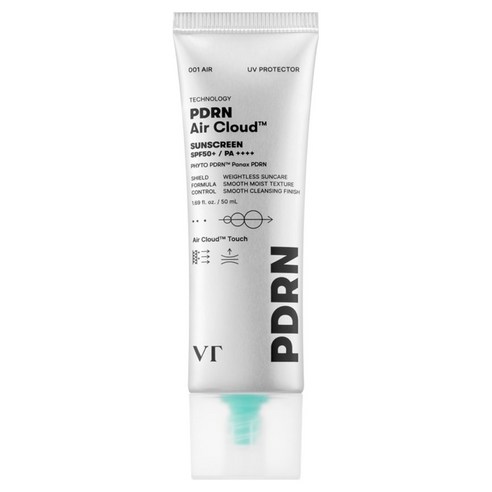 브이티코스메틱 PDRN 에어 클라우드 선 스크린 SPF50+ PA++++, 1개, 50ml