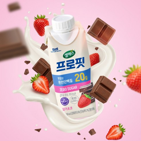 셀렉스 프로핏 딸기초코 250ml, 18개 솔직 후기 | 실사용자 리뷰 분석 - 상품 이미지 3