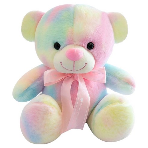 투데이리빙 파스텔 솜사탕 곰 인형 곰돌이, 35cm, 1개, 파스텔(R99788A)