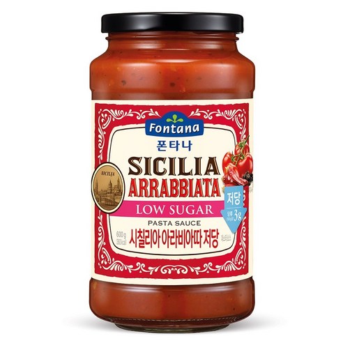 폰타나 시칠리아 아라비아따 저당 파스타 소스, 600g, 1개