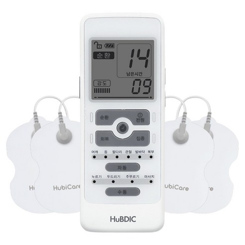 휴비딕 웨이브펄스 어드밴스 개인용 저주파 마사지기, 화이트, HMB-1000A