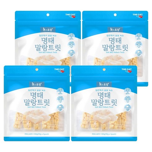더캣 말랑트릿, 150g, 4개, 명태