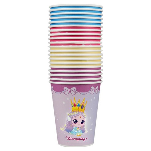 크린랩 캐치티니핑 종이컵 270ml 4종 x 5p 세트, 1세트