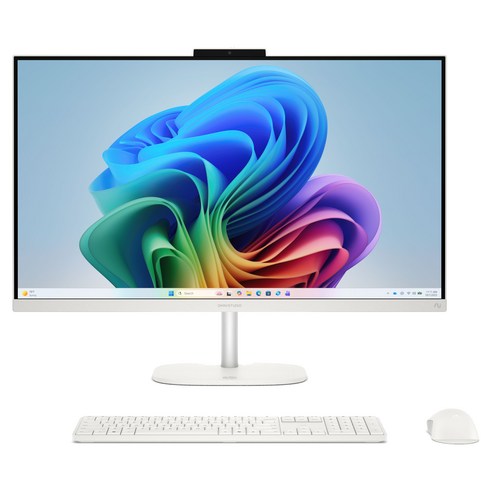 HP 2026 옴니 스튜디오 27 코어5 코어 시리즈2, Cotton White, 27-CU0007KR, 512GB, 24GB, WIN11 Home