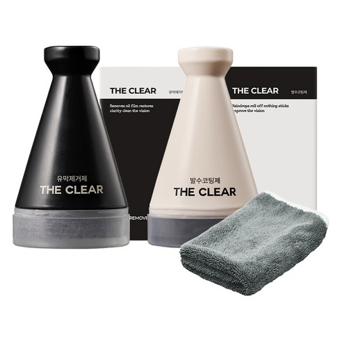 벤딕트 자동차 유막 제거 130ml + 발수 코팅 130ml 세트 더클리어, 1세트