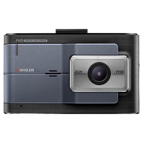 아이나비 전후방 FHD 2채널 블랙박스 FXD9000, 거치대 + Micro SD 메모리카드, 64GB