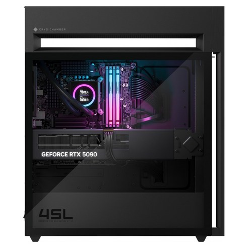 HP 2026 오멘 데스크탑 45L 코어Ultra9 인텔 14세대 지포스 RTX 5090, GT22-3003KR, WIN11 Pro, 2TB, 32GB, 블랙