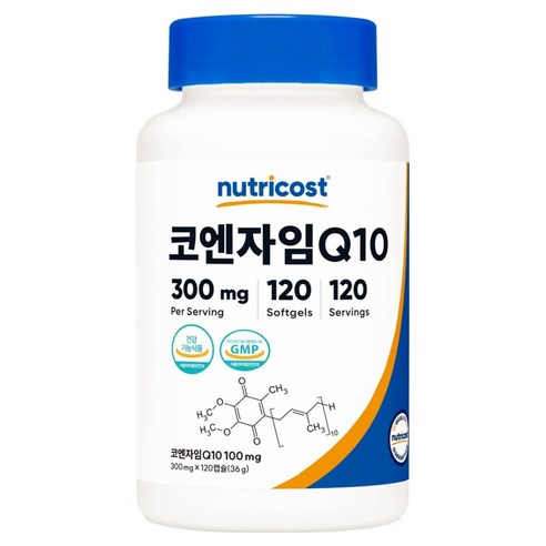뉴트리코스트 코엔자임 Q10 100mg 소프트젤 36g, 1개, 120정