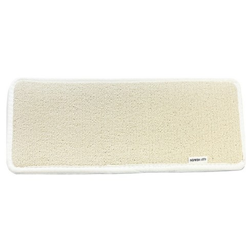 천일카페트 소음 진동 방지 커피 머신 매트 26 x 45 cm, 아이보리, 1개