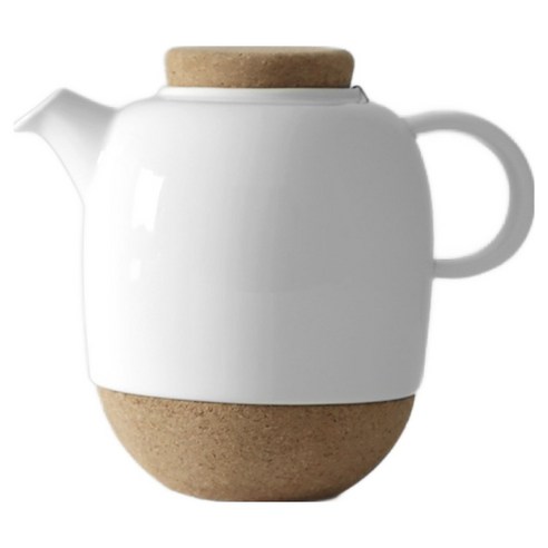 비바 로렌 티포트 라지, PURE WHITE, 1개, 1.2L