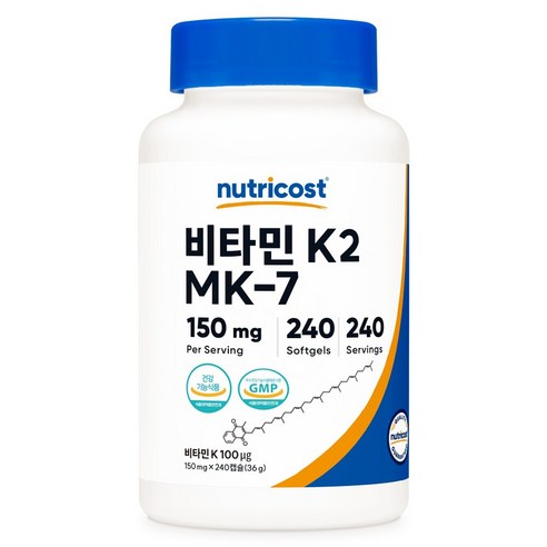 뉴트리코스트 비타민 K2 MK-7 36g, 1개, 240정