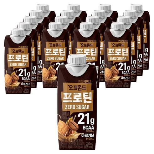 오트몬드 프로틴 커피셰이크 250ml, 18개 솔직 후기 | 실사용자 리뷰 분석 - 상품 이미지 1