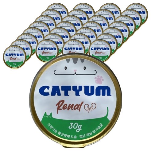 베러펫 고양이 레날 신장 캔, 닭, 30g, 36개