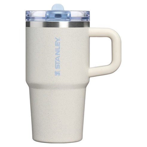 스탠리 퀜처 프로투어 플립 스트로 텀블러, 페일 스톤 스페클, 591ml, 1개