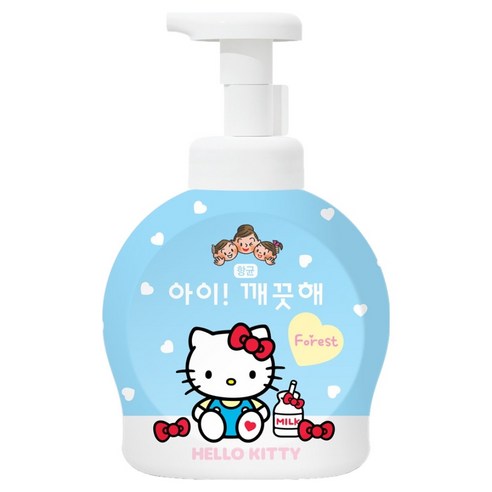 아이깨끗해 헬로키티 핸드워시 숲속산책, 1개, 490ml