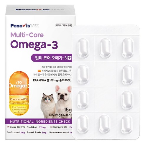 페노비스 멀티코어 오메가3 15g, 1개, 60정