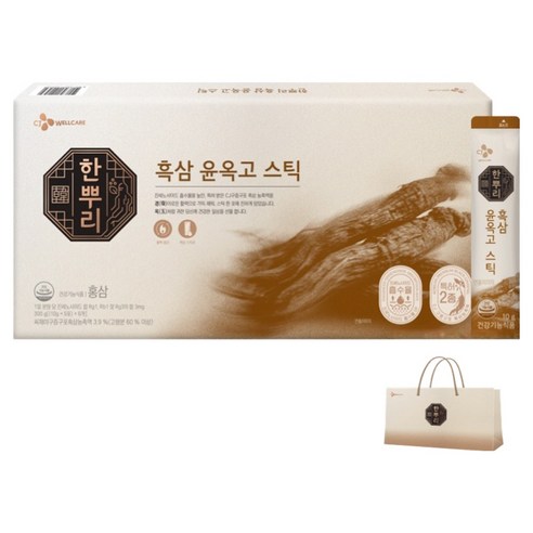 한뿌리 흑삼 윤옥고 스틱 30p, 300g, 1개