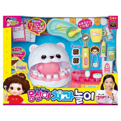 똘똘이 몽실이 치과놀이, 1개, 혼합색상