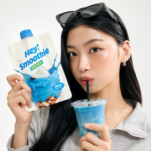 푸드올로지 헤이! 스무디 프로틴 블루코코넛 저당 고단백 쉐이크 45g, ... 솔직 후기 | 실사용자 리뷰 분석 - 상품 이미지 3