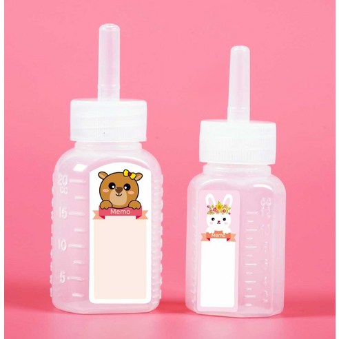 PE 분홍 토끼 뚜껑 캐릭터 물약병 RABB 20ml 이미지 3
