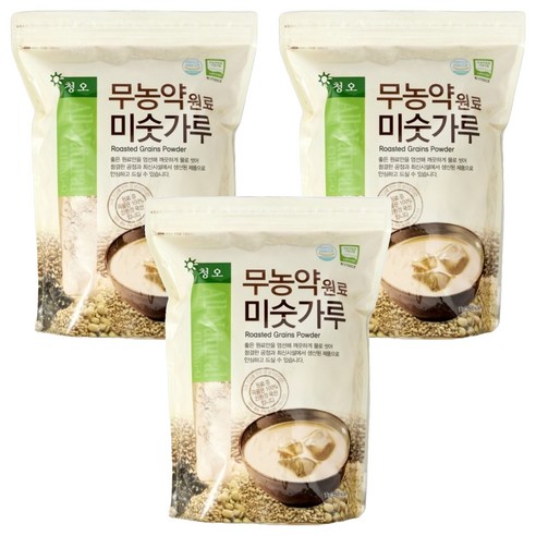 청오건강 무농약원료 미숫가루 1kg, 3개 솔직 후기 | 실사용자 리뷰 분석 썸네일