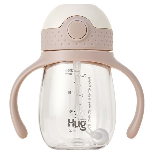 마더케이 허그 추 빨대컵, 210ml, 1개, 핑크