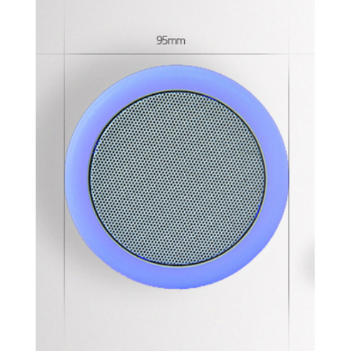 스마텍 레인보우 무드등 블루투스 스피커 마이크로 SD 카드 슬롯