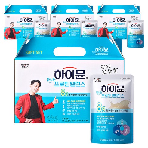 하이뮨 마시는 프로틴 밸런스, 125ml, 48개