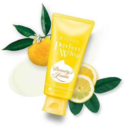센카 퍼펙트 휩 비타민씨 포어리스 글로우 에프 클렌징폼 이미지 4