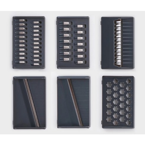 무디타 마그넷 스테인리스 슬라이서 세트 후기 분석 - 다양한 채칼 구성