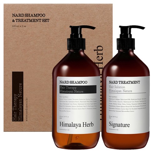 나드 부케가르니 헤어 샴푸 500ml + 트리트먼트 500ml 선물세트, 6세트