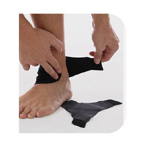 골드팡 초슬림 압박 발목보호대 허니콤 이미지 4