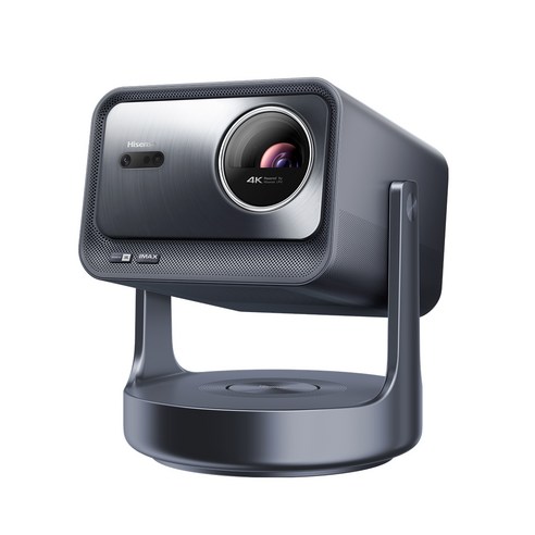 Hisense 4K 트리플 컬러 RGB 레이저 스마트 미니 프로젝터 후기 분석 - 대화면 투사 장면