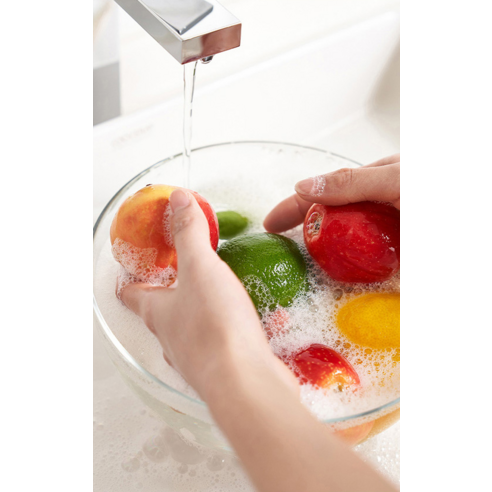 슈가버블 2.5L 대용량 용기 크기 비교 이미지