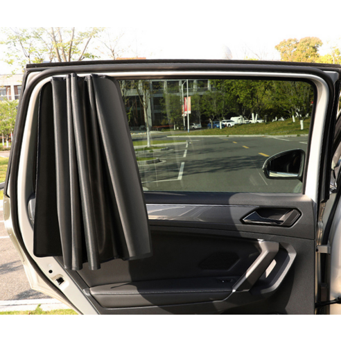 카템 차량용 마그네틱 햇빛가리개 암막커튼 앞좌석 2p + 뒷좌석 2p 풀세트 CT454 이미지 3