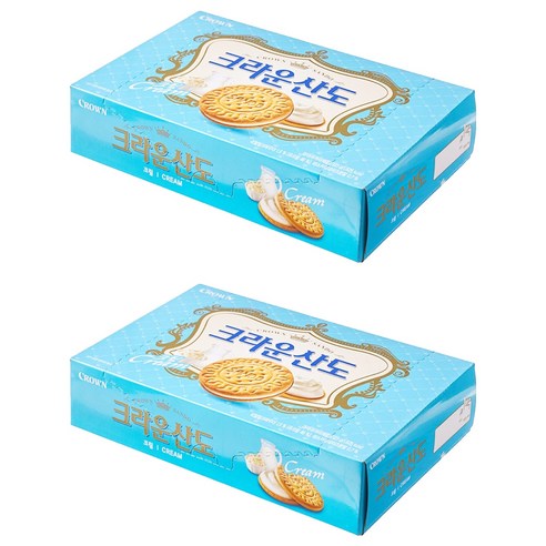 크라운 산도 크림, 323g, 2개