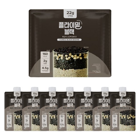 플라이밀 단백질 쉐이크 블랙 45g, 7개 솔직 후기 | 실사용자 리뷰 분석 썸네일
