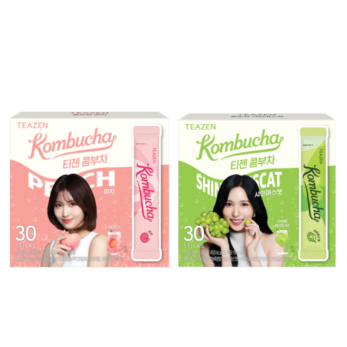 티젠 콤부차 피치 5g 30p + 샤인머스캣 5g 30p, 1세트