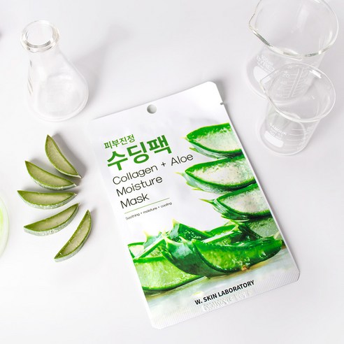 더블유피부연구소 알로에 피부진정 수딩 마스크 22ml 솔직 후기 | 실사용자 리뷰 분석 - 상품 이미지 3