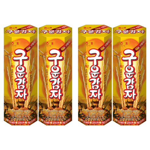 해태제과 구운감자, 24g, 4개