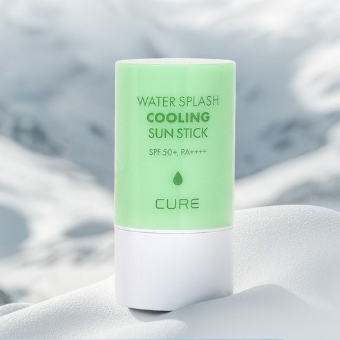 김정문알로에 큐어 워터 스플래쉬 쿨링 선스틱 SPF50+ PA++++ 이미지 2