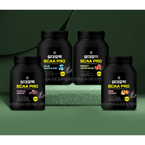 삼대오백 BCAA 프로 헬스보충제 블루머슬에이드 500g, 1개 맛있게 먹은 솔직 후기 - 상품 이미지 3