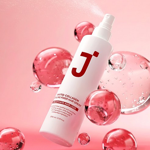 제이숲 피토콜라겐 힐링픽서 헤어스프레이, 200ml, 1개 후기 분석 - 분사 테스트