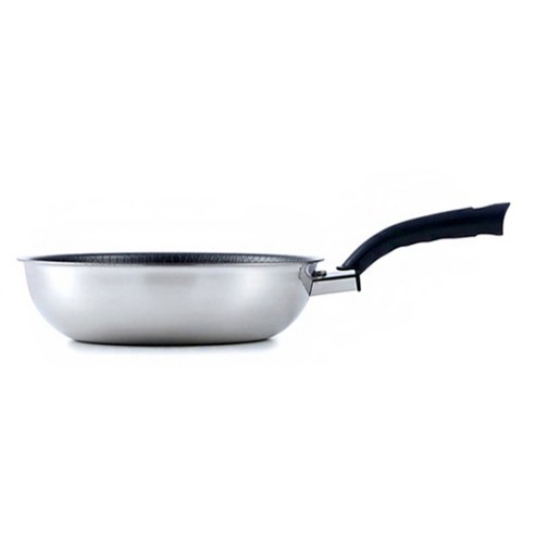 알텐바흐 헥사 통5중 스텐 궁중팬, 26cm, 1개 후기 분석 - 조리 중인 모습