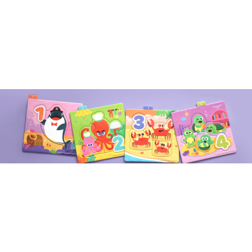 핑크퐁 아기 퍼즐 숫자 (단계별 퍼즐 12장) 솔직 후기 | 취미생활 필수템 - 상품 이미지 3