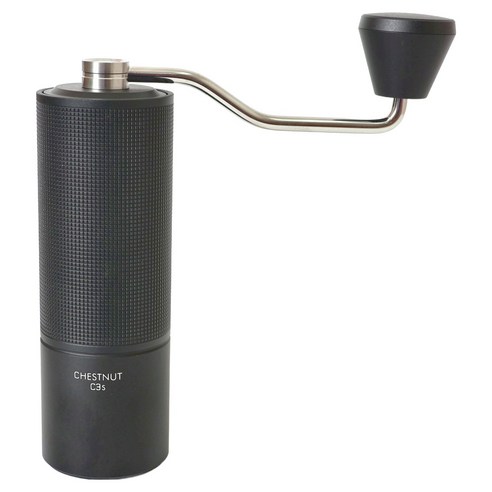 타임모어 수동 커피 그라인더 날 38mm 20~25ml C3S, 블랙, 1개